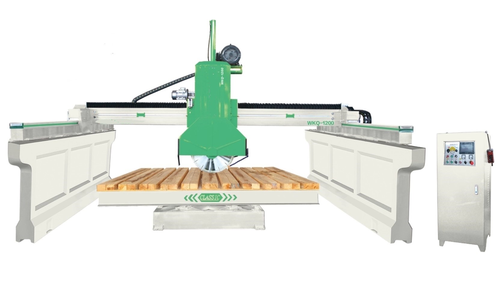 Multi Blades Stone Block Cutting Machine For Granite Limestone