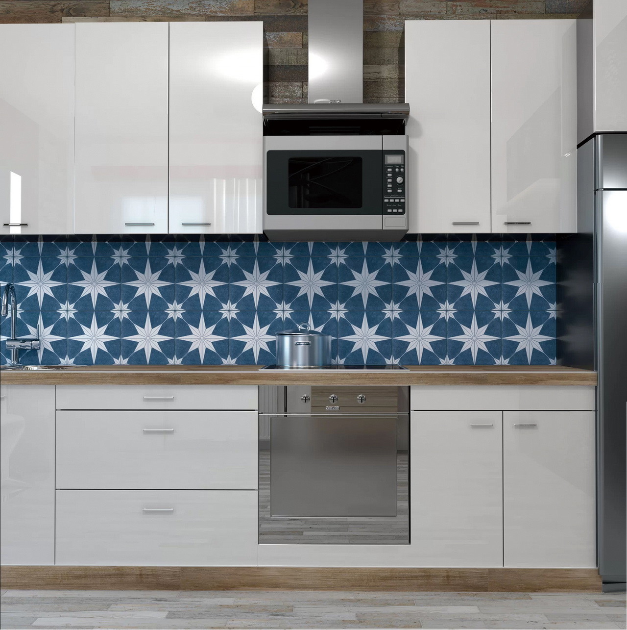 Firebrick 250x250mm Floor Tiles For Kitchen And Blue Ceramic Rustic Tile For Bedroom