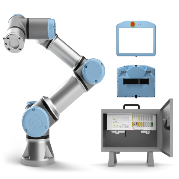 Industrial robot UR5e universal 6 axis robot arm cobot with gripper polishing machine
