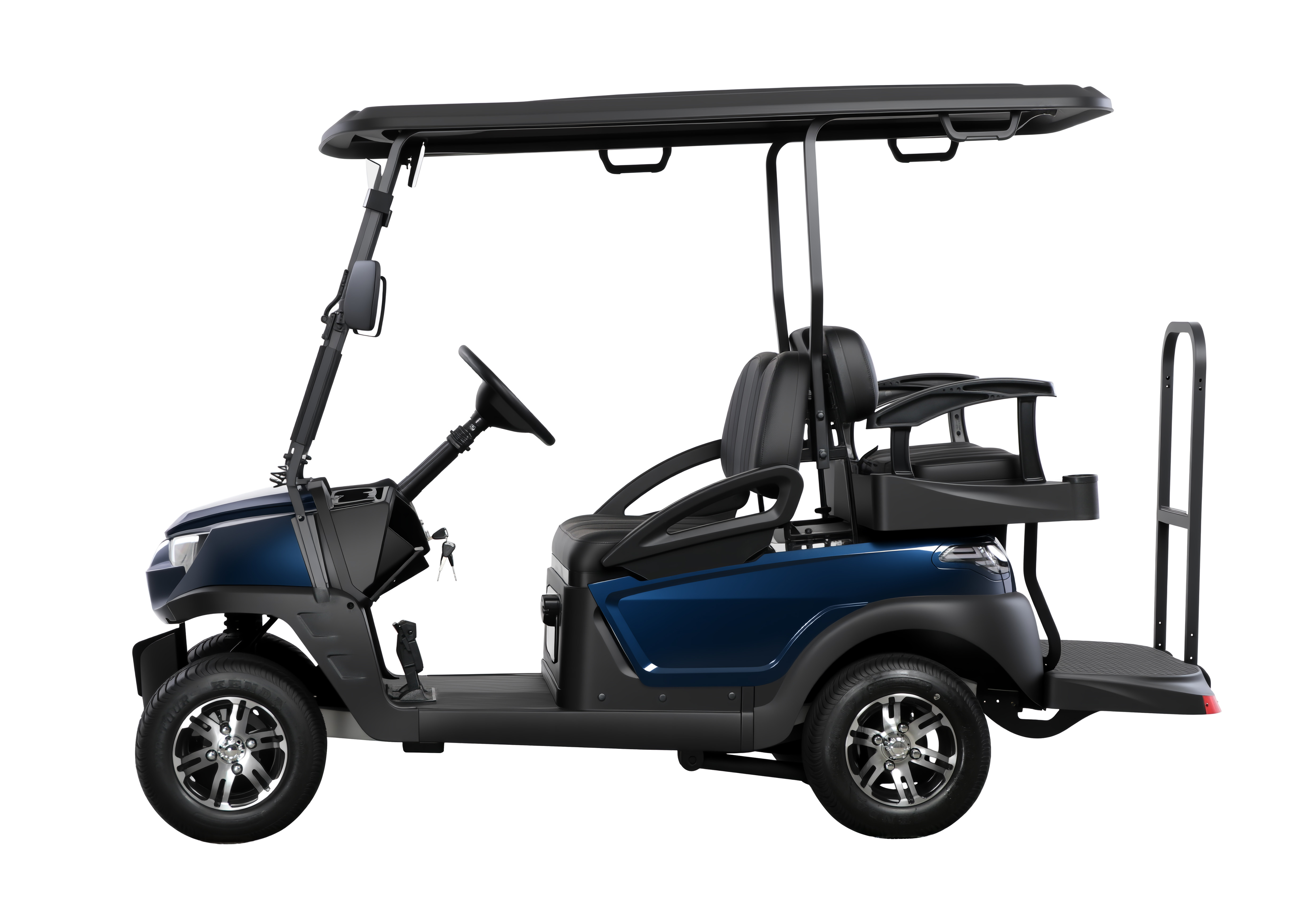 Premium Electric Golf Buggy 2+2 with Rear Flip-Flop Seat
