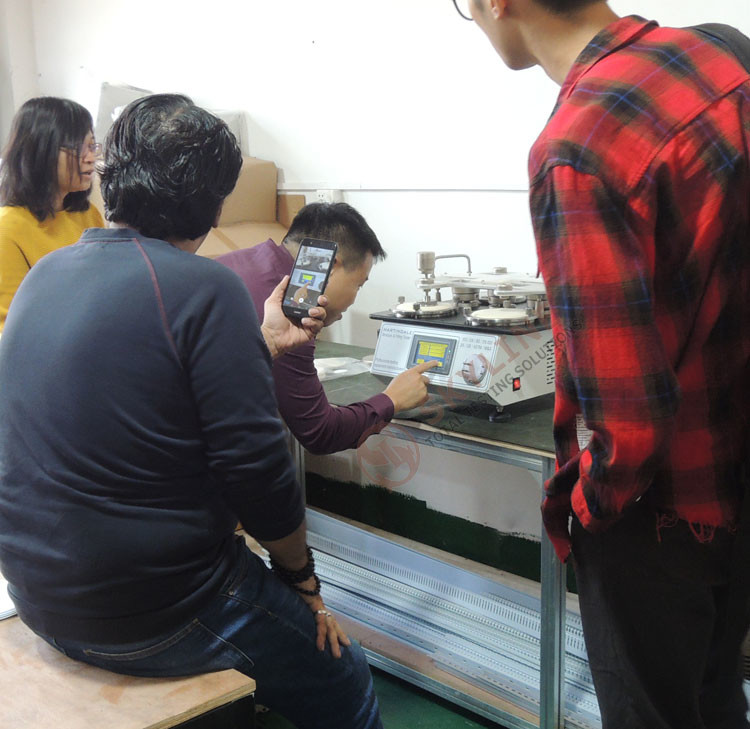ISO 12945-2 ASTM D4966 Textile Testing Equipment Martindale Abrasion And Pilling Tester