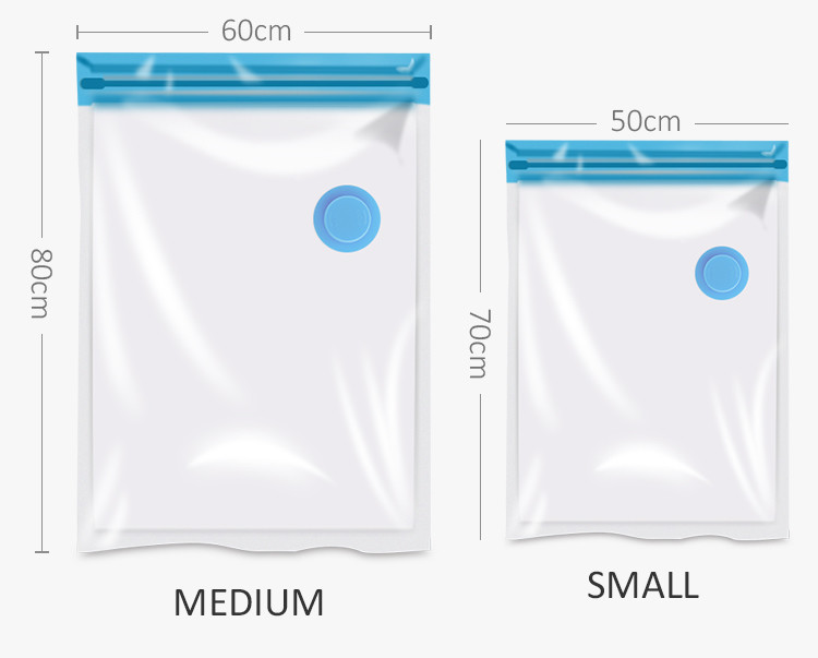 Foldable Home Vacuum Suction Storage Bags Space Saver