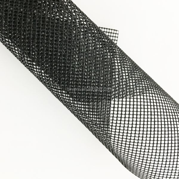 Flame Retardant Tear-Resistant Waterproof PVC Mesh Fabric and PVC Coated Polyester Mesh for Chair Teslin