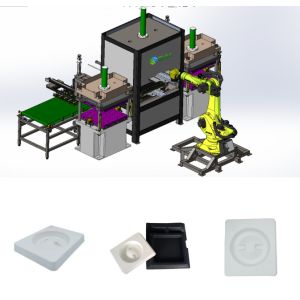 Buy cheap Trays Bagasse Pulp Molding Machine Manufacturers Automated product