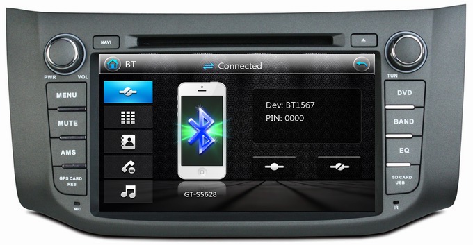Ouchuangbo In Dash Car PC GPS Radio DVD Stereo for Nissan Sylphy /B17 2012-2014 USB iPod TV OCB-8053A