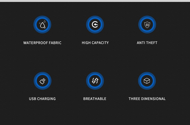Soft Handle Water Resistant Computer Backpack OEM/ODM Accepable