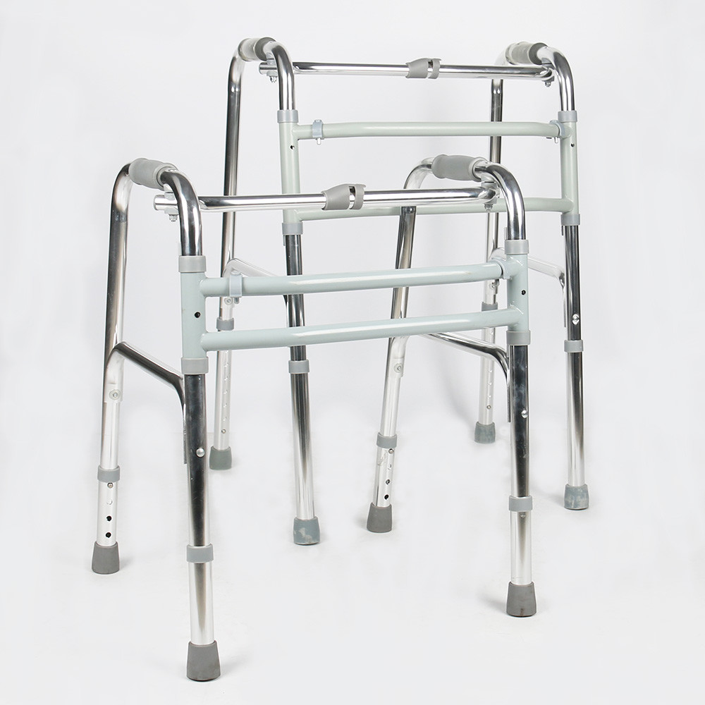 Adjustable Length Folding Mobility Walkers For Patients Lightweight Crutch
