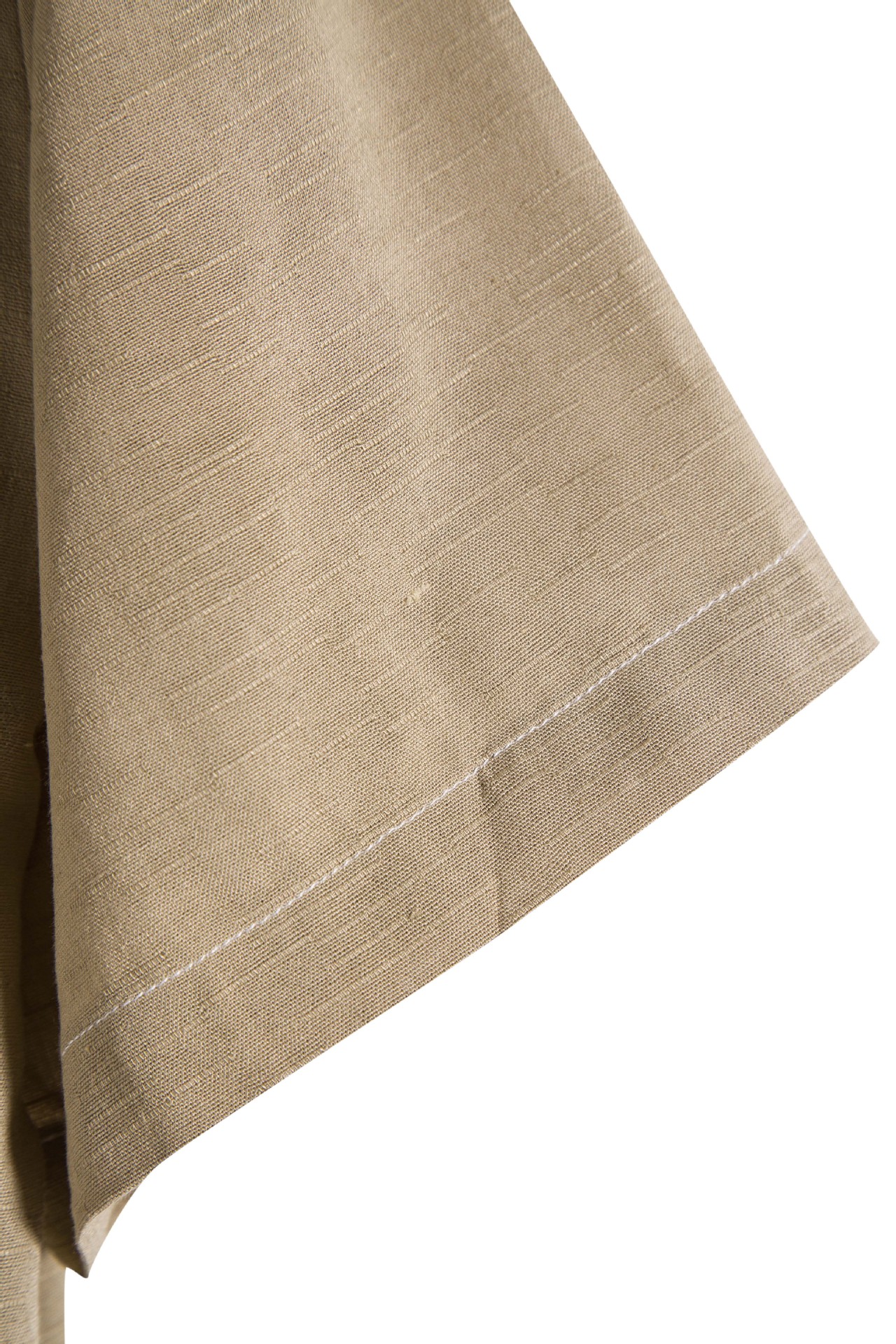 Short Sleeve Shirt Casual Men's V-Neck T-Shirt Oversized Flax Shaper Cooling 100% Cotton