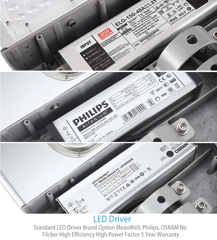 Shoe Box Type 200w LED Street Light , Smart Outside Street Lamps Die Cast Aluminum Shell