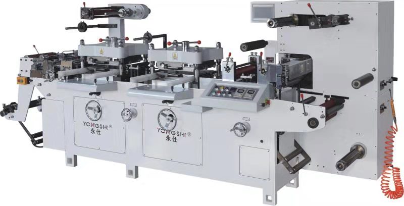 Automatic Double Station Label Die Cutting Machine Hot Stamping