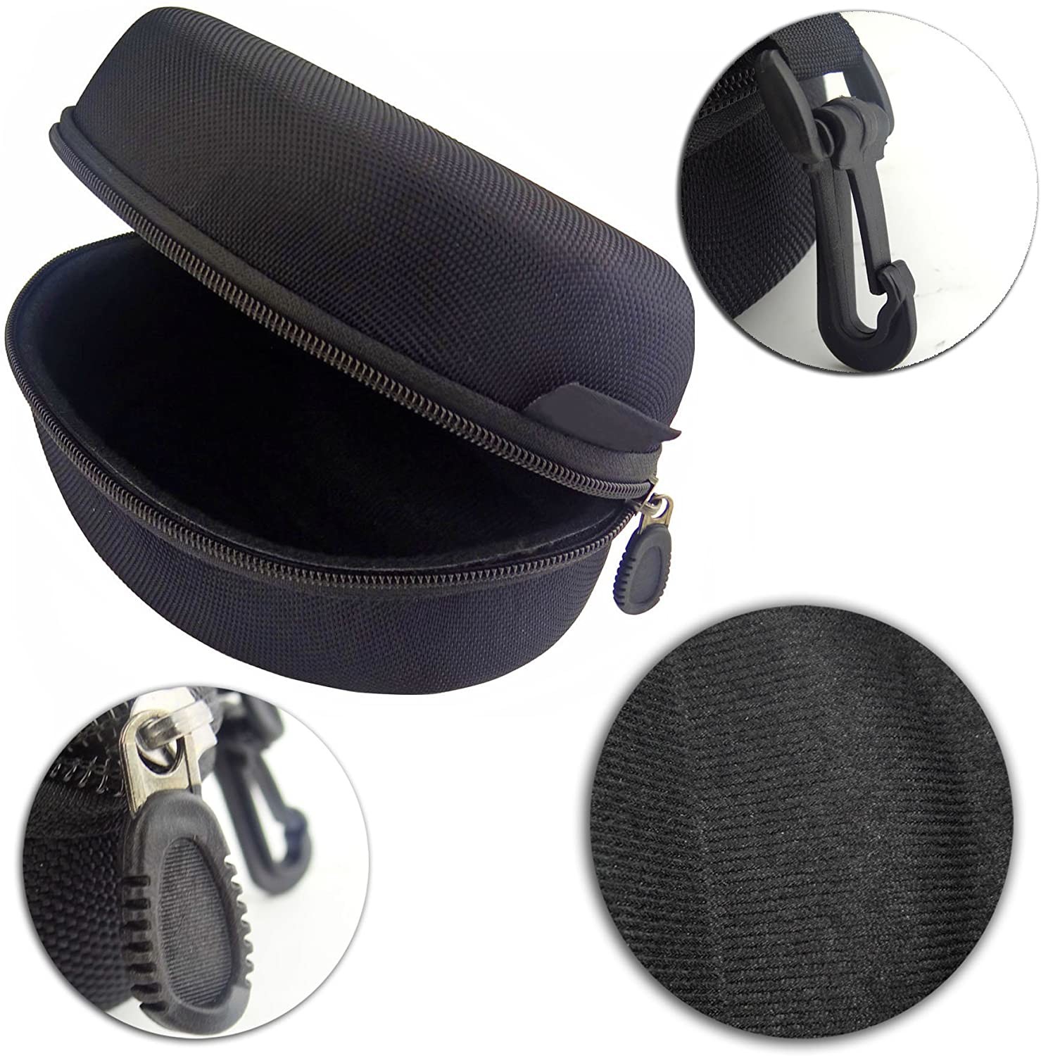 19x11.5x9cm EVA Glasses Case , Durable Hard Shell Ski Goggle Case
