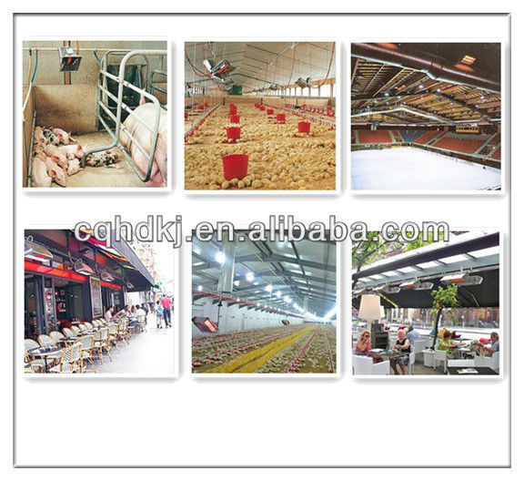 NG LPG Infrared Ceramic IR Heater Poultry Farm Gas Heater For Brooding