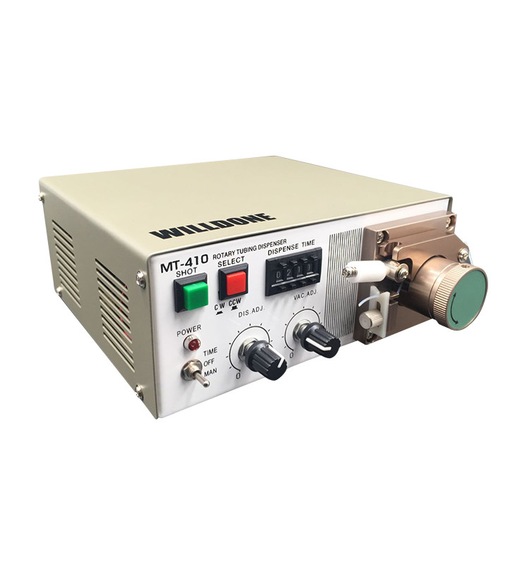Silver Color MT-410 Electric Automatic Glue Dispensing Machine 30VA Power Supply