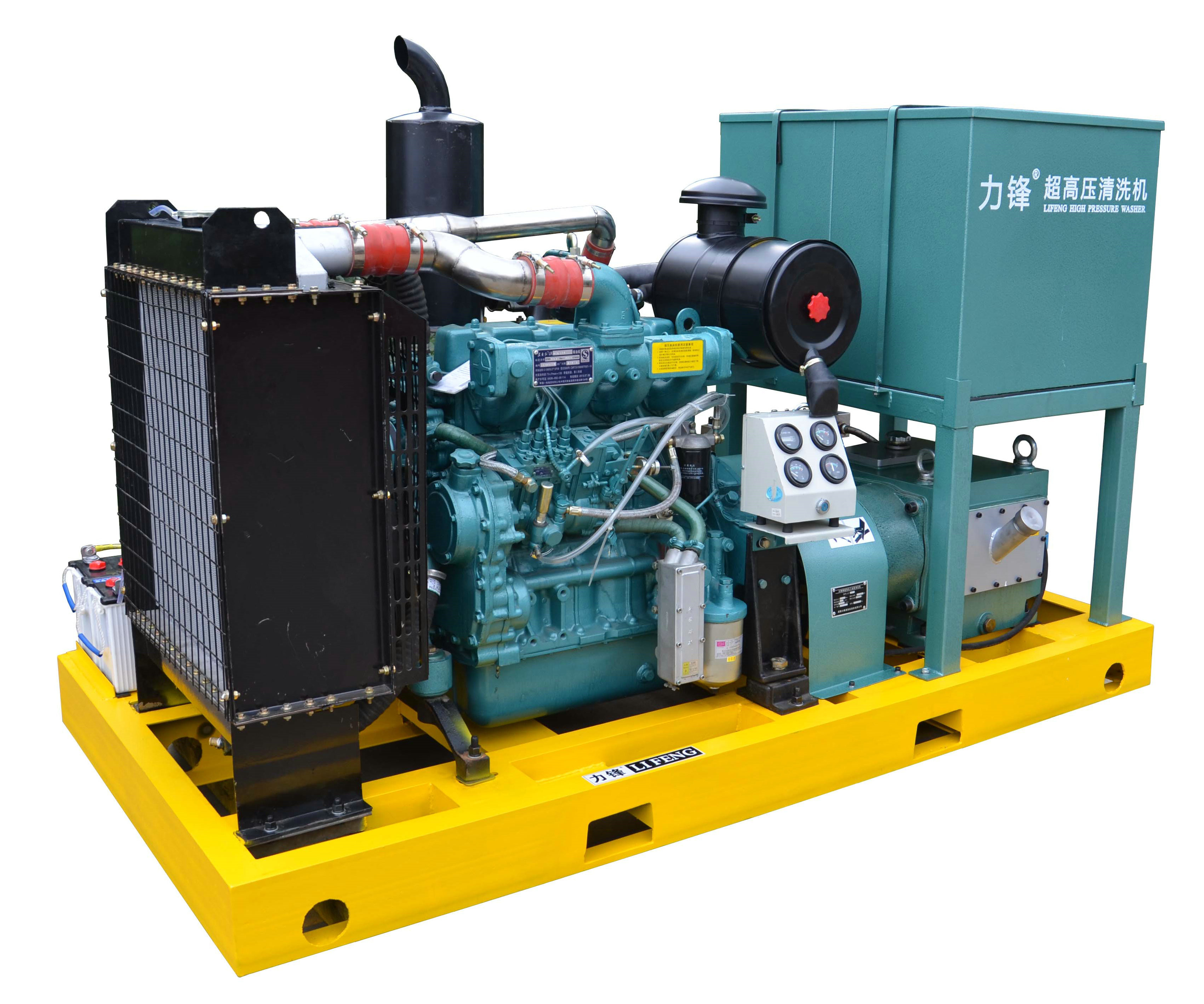 11600psi Industrial High Pressure Washers Mobile For Electricity Plant Pipes Clean