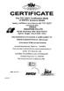 Ningbo Vanco Instrument Co.,Ltd Certifications
