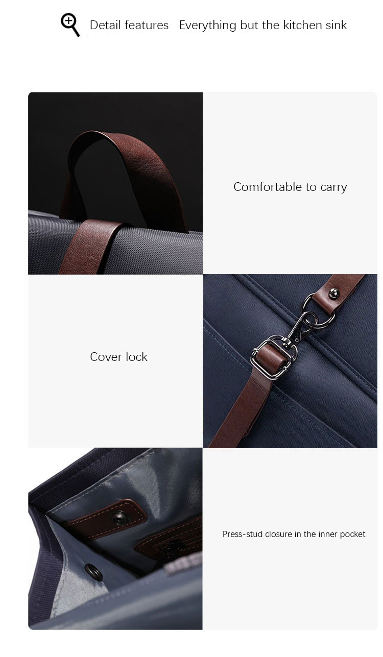 Sympathybag Business fashion casual backpack simple commuting student schoolbag anti-splash Portable laptop backpack