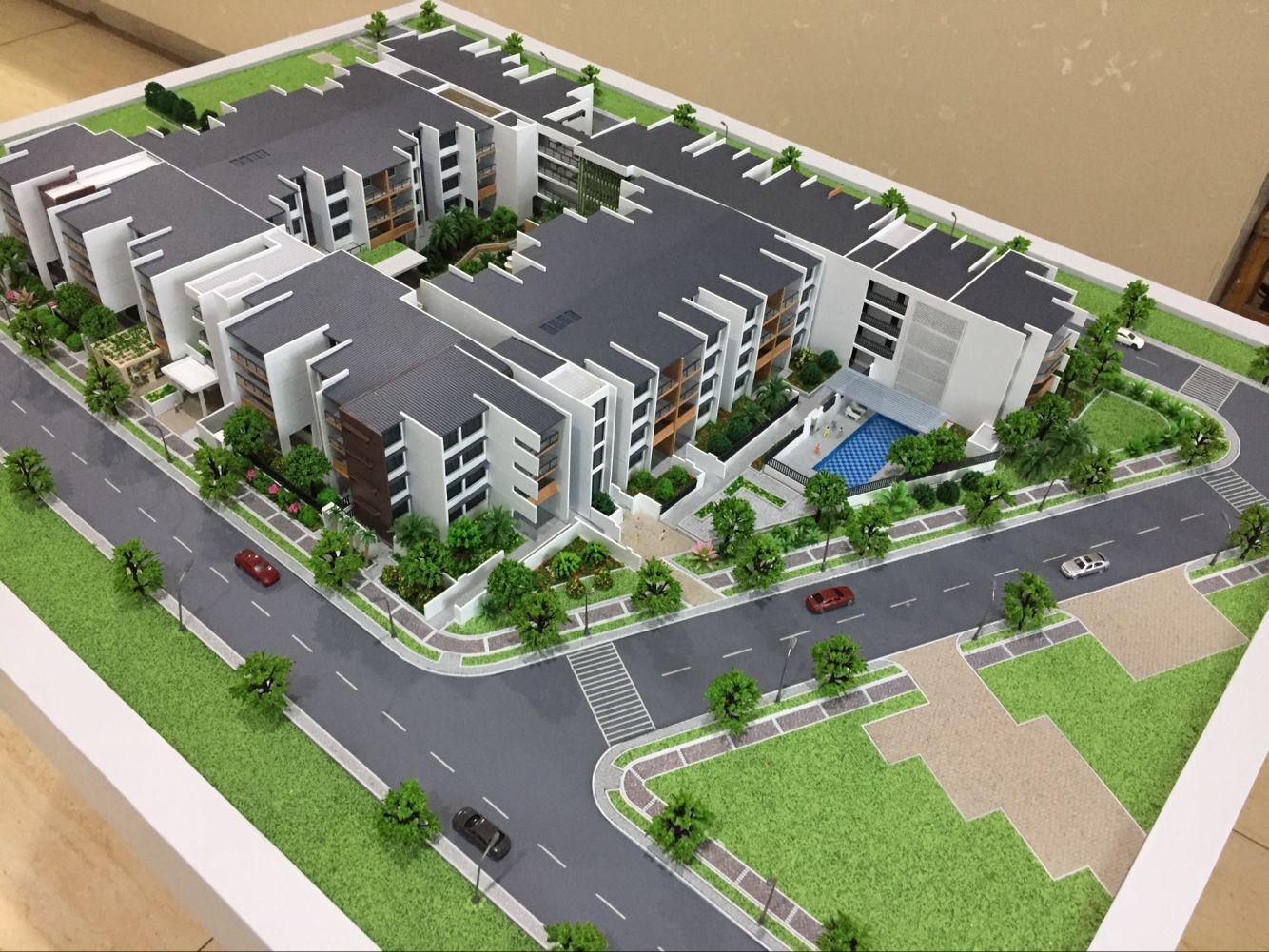 Construction real estate building model , building construction models