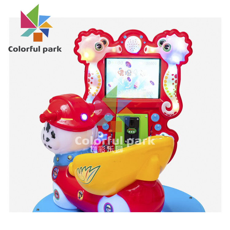 Fiberglass Coin Operated Kiddie Ride Paw Patrol Themed For 1 Player