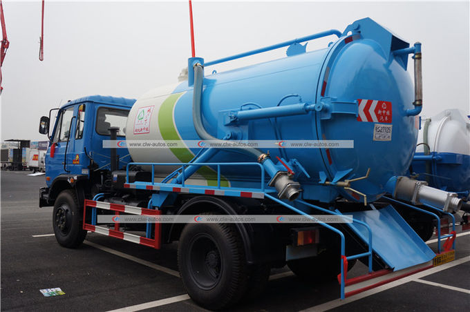 Dongfeng 8cbm 8000Liters Vacuum Sewage Septic Fecal Suction Truck Sewer dredging Truck