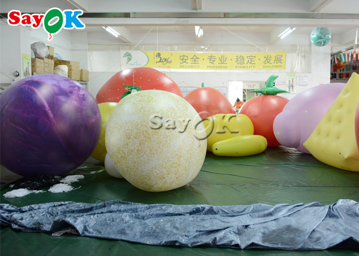 Yellow 1.5mH 5ft Hanging Inflatable Pineapple Fruit Balloons