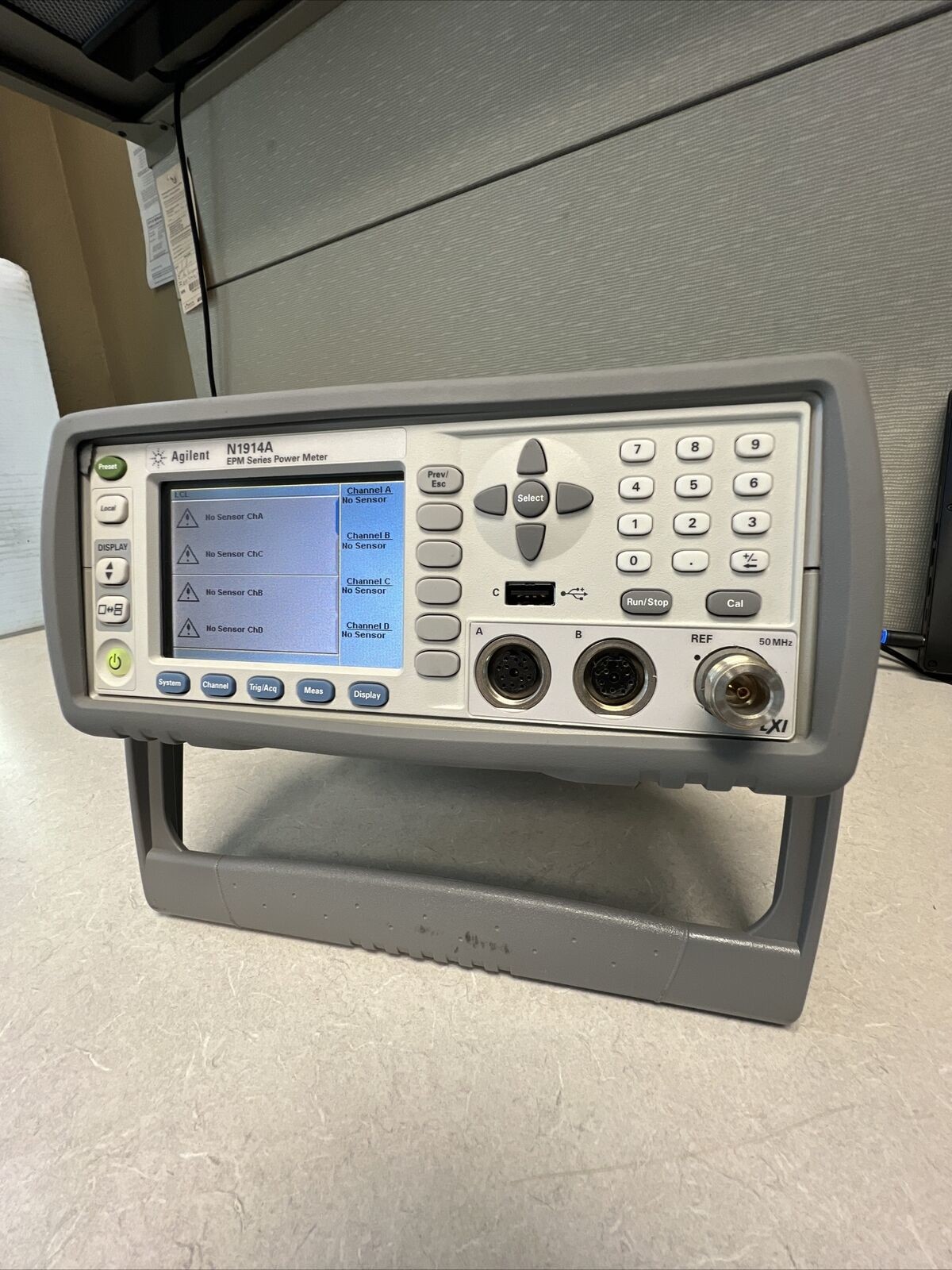 Stable N1914A Agilent Power Meter Single Channel Radio Frequency