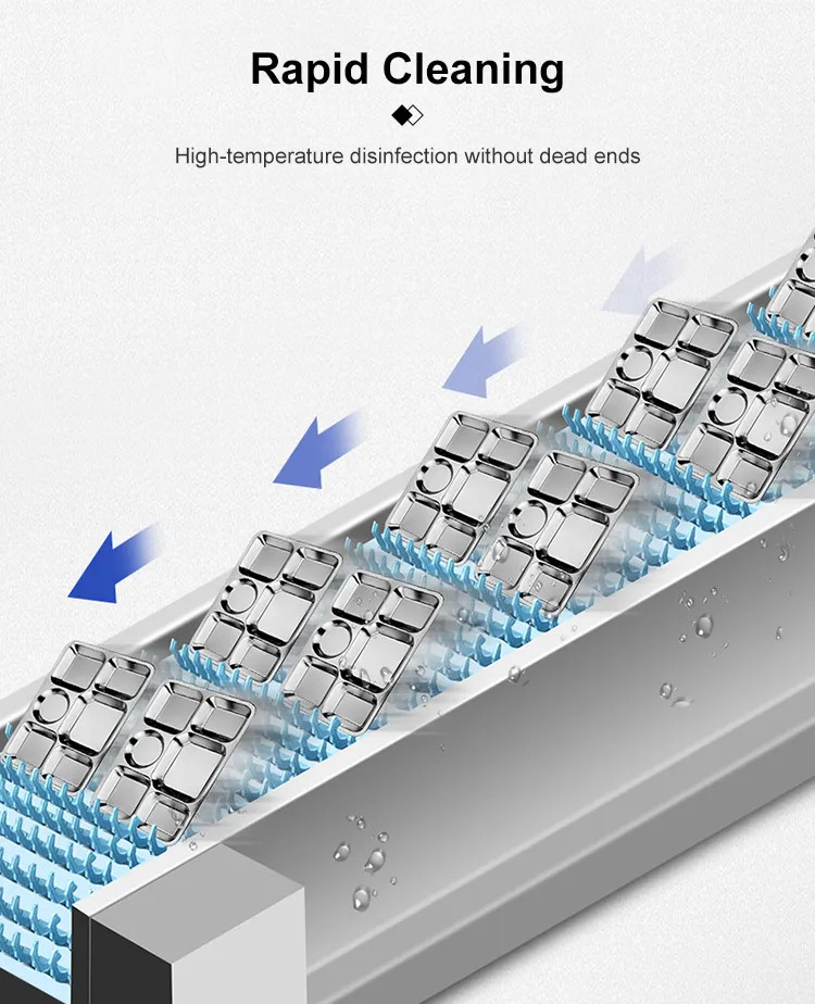 Automatic Flight Type Dishwasher Stable Commercial Industrial Dishwasher CE