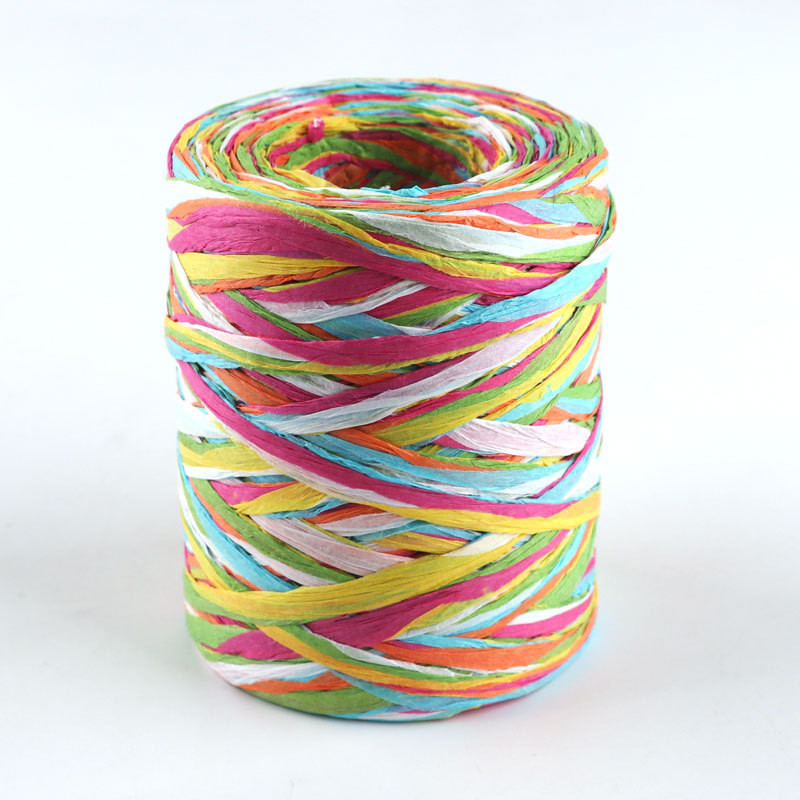 Craft Paper Rope Diy Raffia 100m Christmas Braided Paper Rope