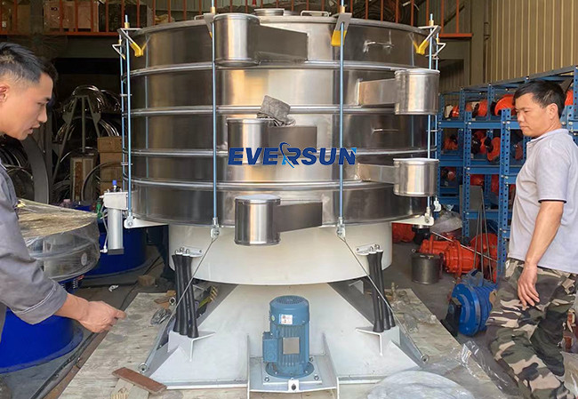 Low Noise Tumbling Sieve Machine With Woven Wire Cloth Screen