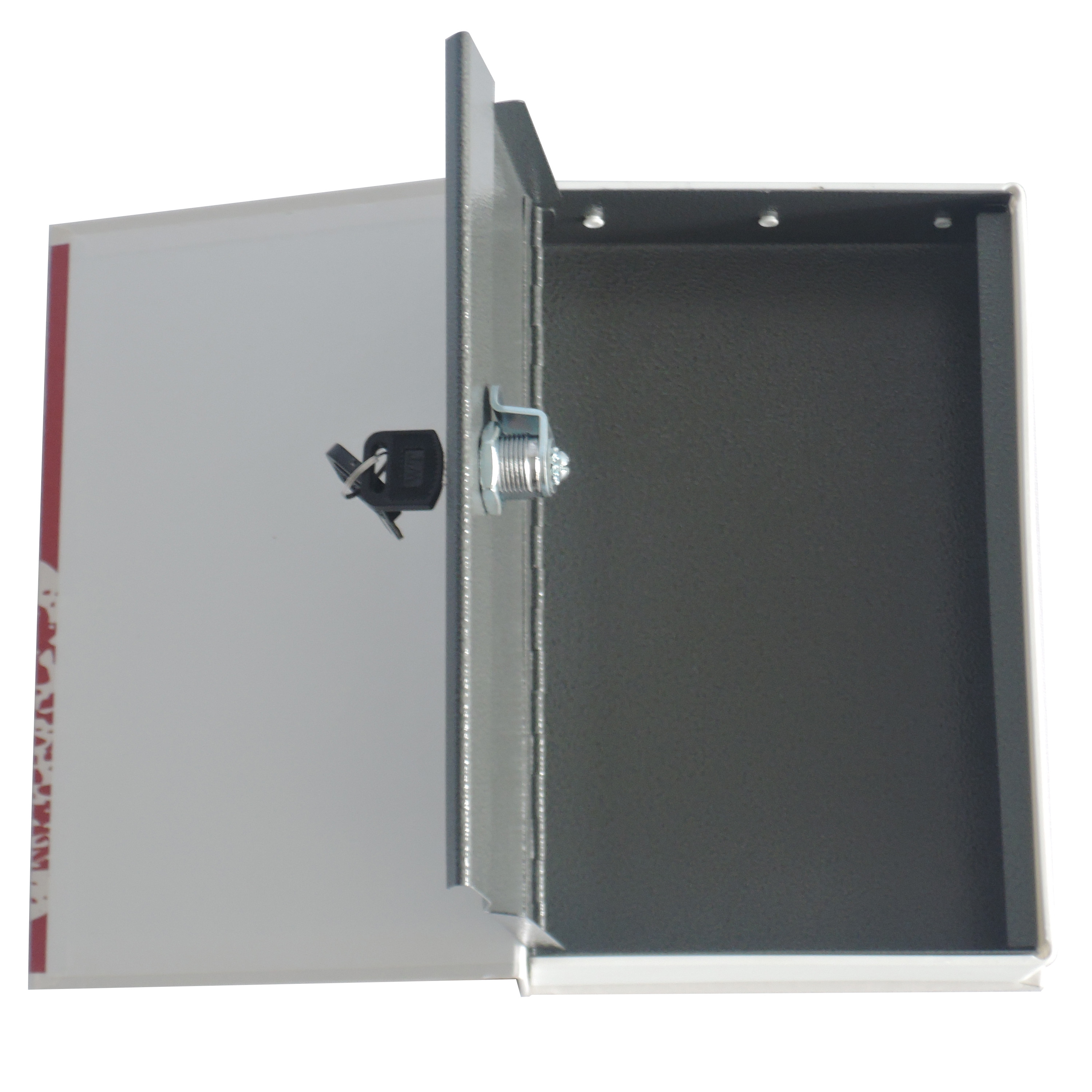 Safe Home Metal Cash Box Durable Solid Steel Construction Fireproof