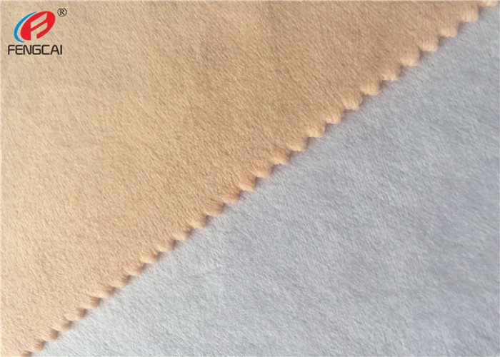 Solid Colour Polyester Knit Velboa Minky Plush Fabric For Blanket