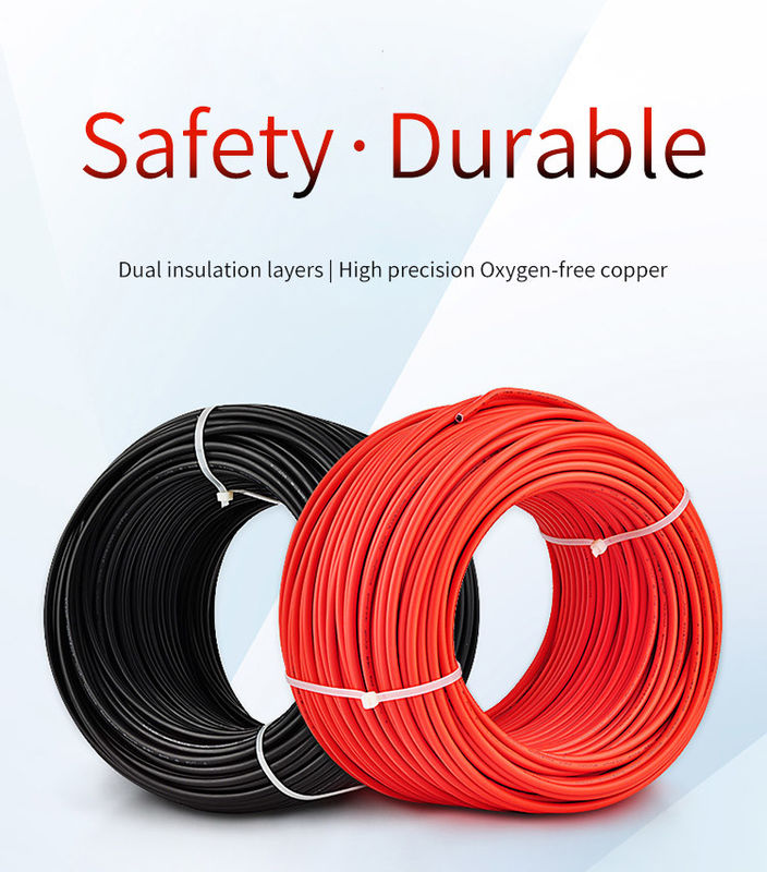 Durable Solar DC Cable Excellent Moisture Resistance Low Smoke Without Halogen