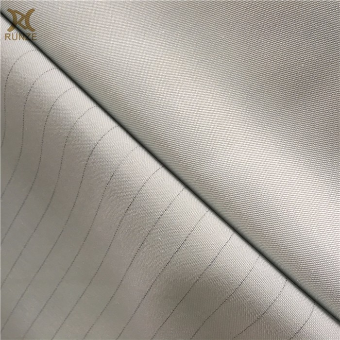 TWILL 89 Polyester 10 Cotton Conductive TC Anti-Static Fabric For Apparel-Uniform