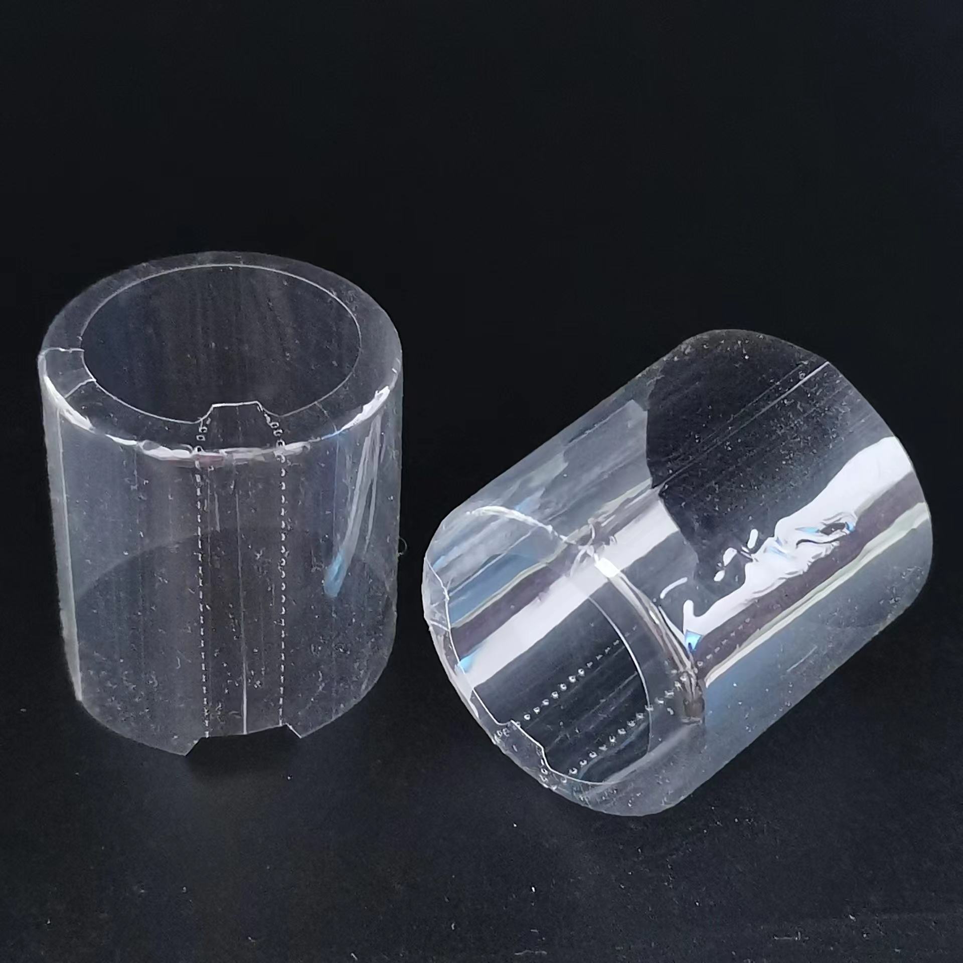 PVC / PETG Clear Neck Shrink Bands Colored Heat Shrink Wrap Heat Seal Film For Bottle