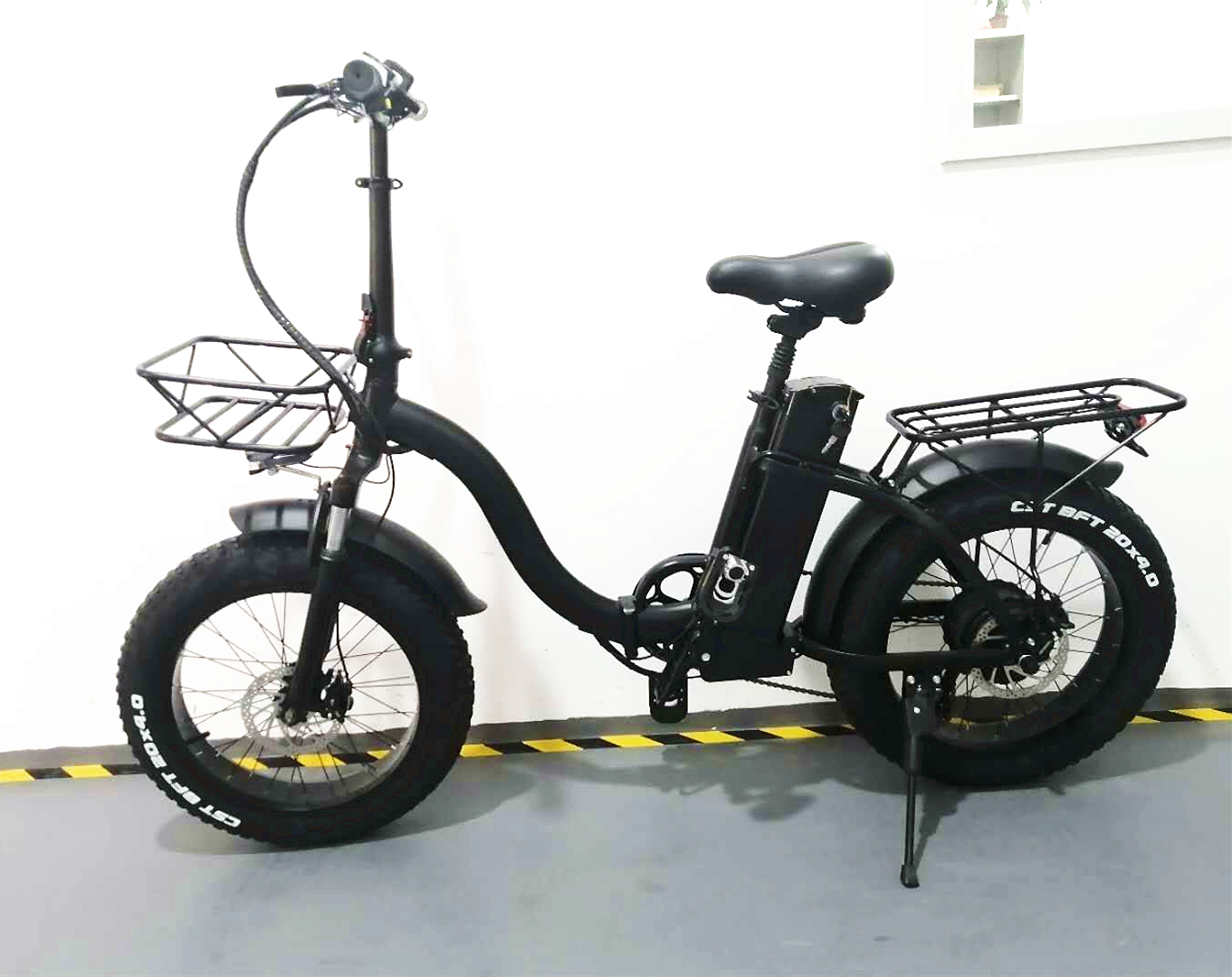Foldable 20 Inch Pedal Assist Electric Bike 500W Aluminum Alloy Frame