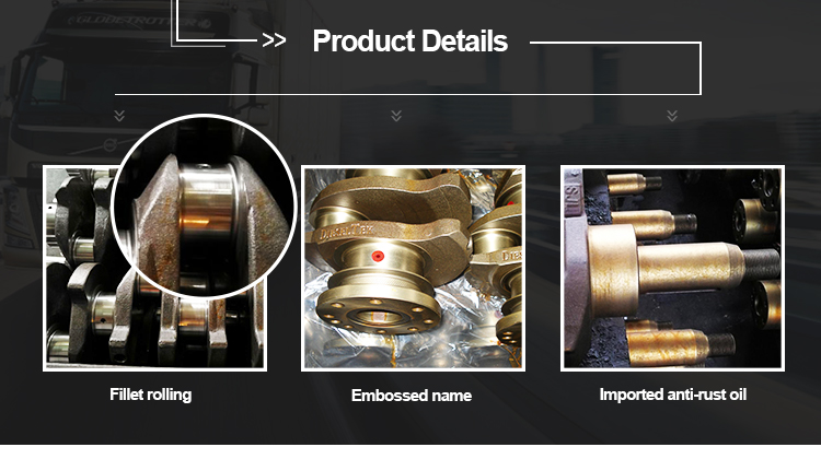 Used for Nissan truck diesel crankshaft PD6