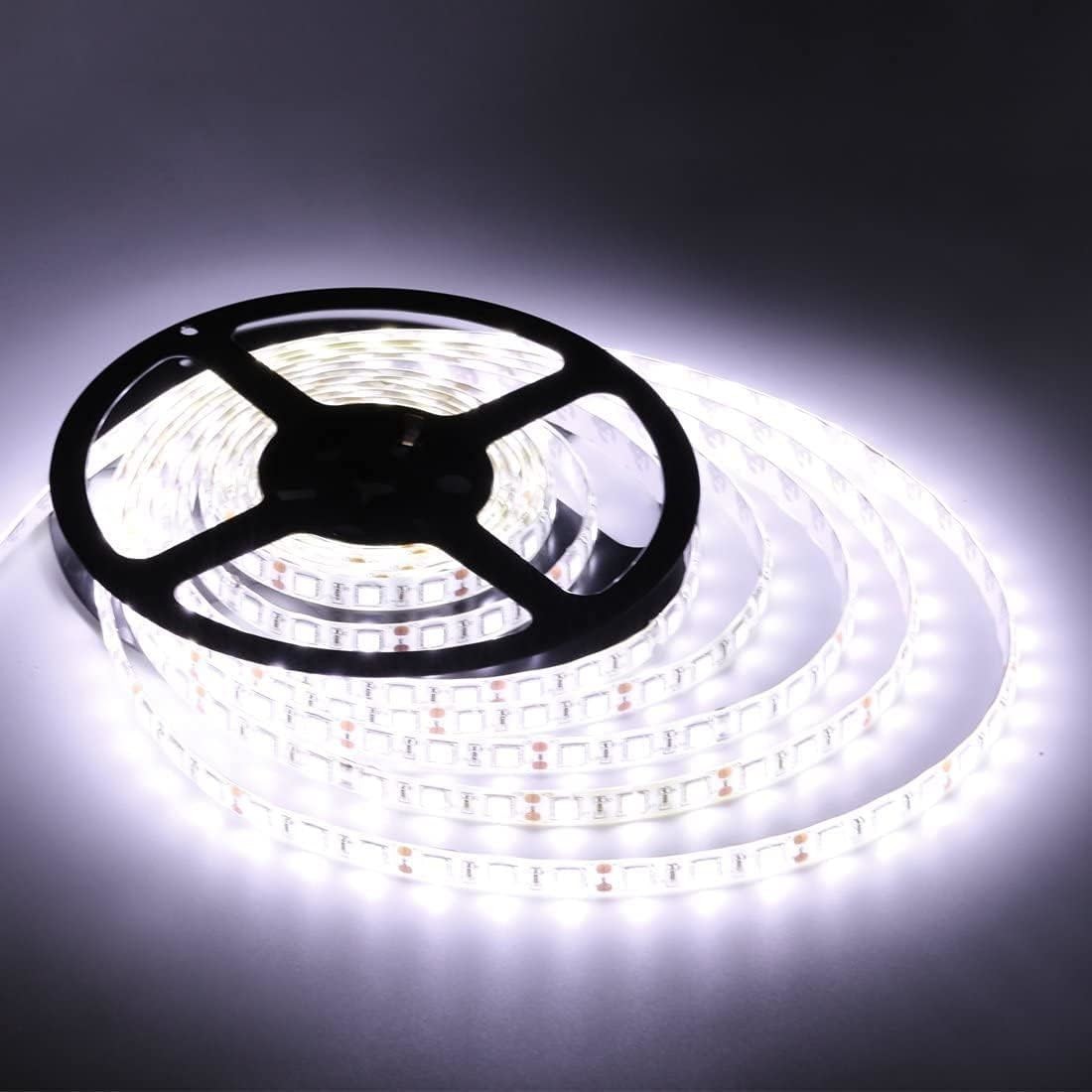 12V 6500K Flexible LED Strip Lights,600 Units LEDs,LED Strips,Waterproof,12 Volt LED Light Strips