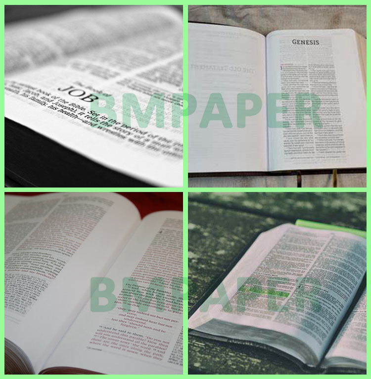  39gsm 45gsm Opaque Bible Paper For Preaching Lightweight 25 x 38 inches