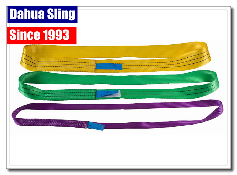 Eye And Eye 2 Ton Lifting Straps , Engine Lifting Straps 3000KG Working Load
