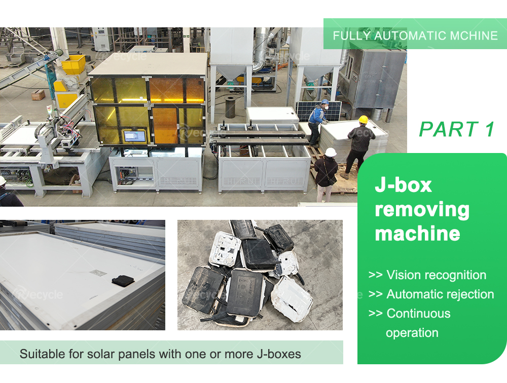 High Recovery Rate Solar Panels Photocell Recycling Equipment 100% Recycling Solution