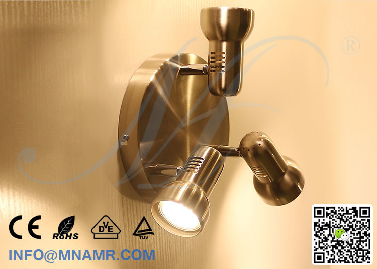 China Manufacturer 3 Outlets LED Shop Light Shop Decorative Lighting with 3x5W AC100-240V Replaceable LED Bulb Lamp GU10