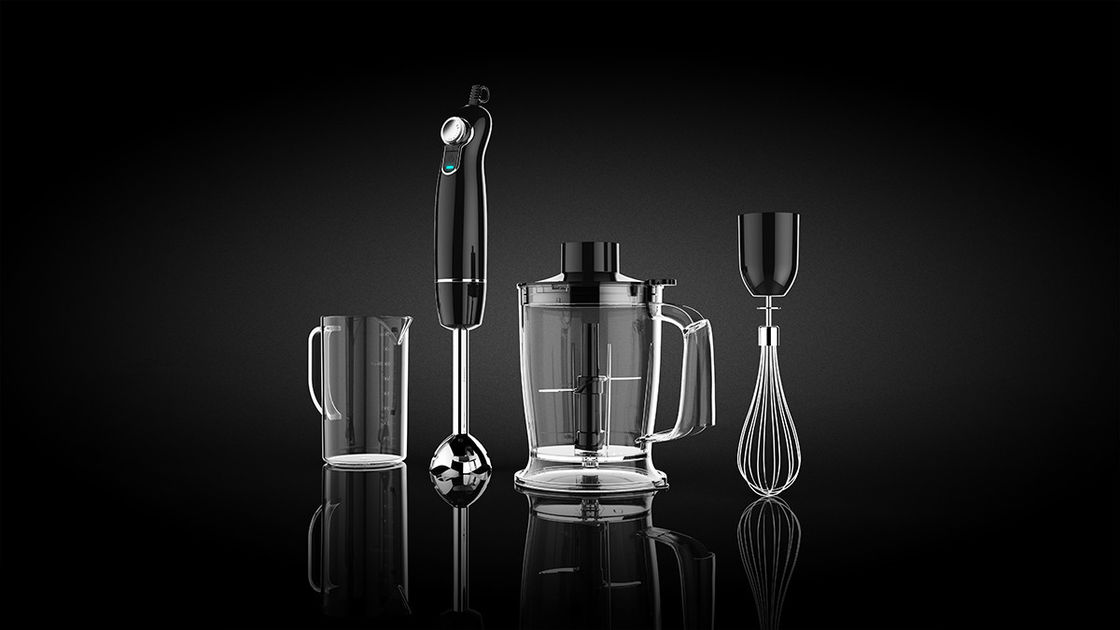 Hb107 700w Multi-use Immersion Blender Slim Hand Blender