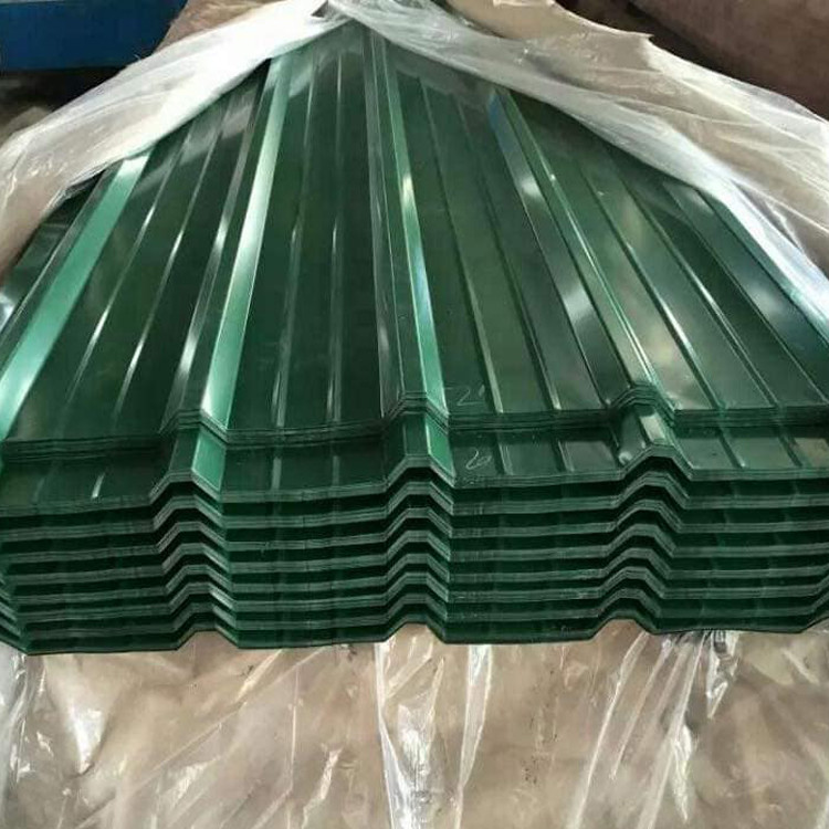 Zinc Coated Corrugated Steel Roofing Sheet Color Coated Galvanized
