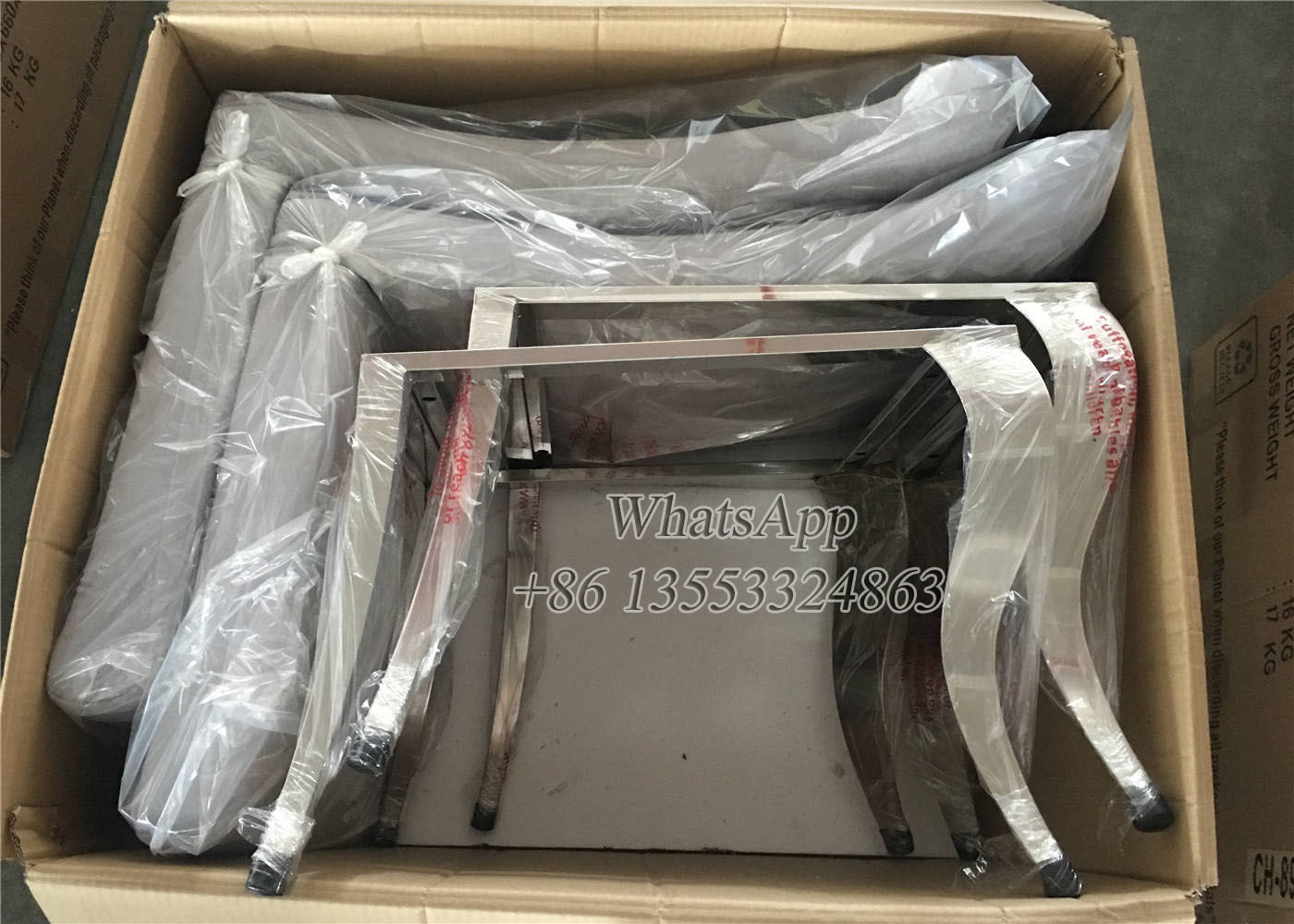 Glass Stainless Steel Dining Table Base Suppliers in Chinese Factory (YS-6)
