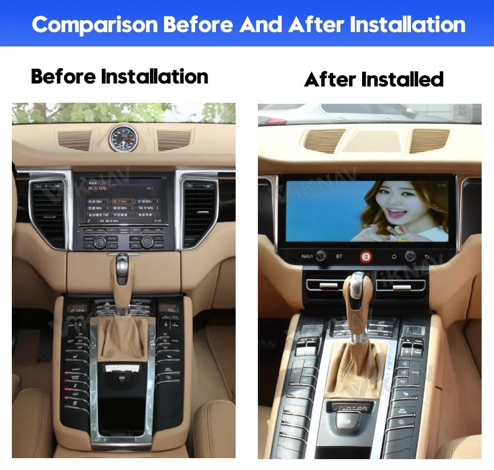 12.3inch Android Auto Setereo For 2013-2017 Porsche Macan Multimedia Player GPS Navigation Wireless Carplay 4G wifi