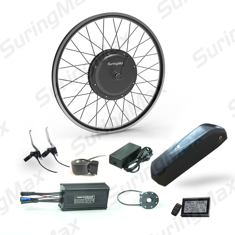 High Efficiency 48v 500w E Bike Rear Hub Motor With 3 Years Long Working Life
