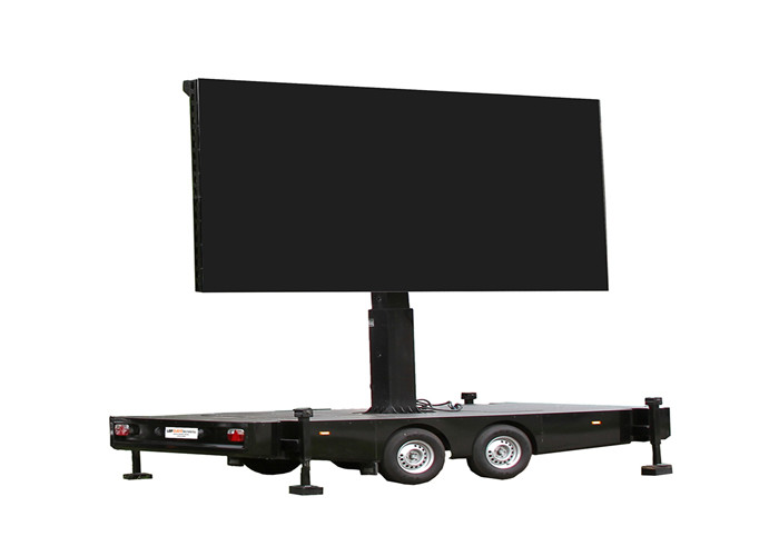 Mobile Advertising Trailer LED Display , Electronic Billboard LED Display P4mm