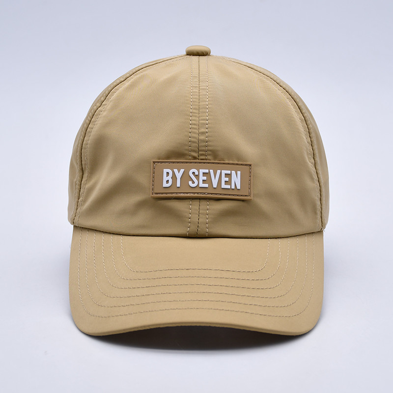 Quality Factory Professional 6 Panels Baseball Cap Manufacture With Rubber Patch
