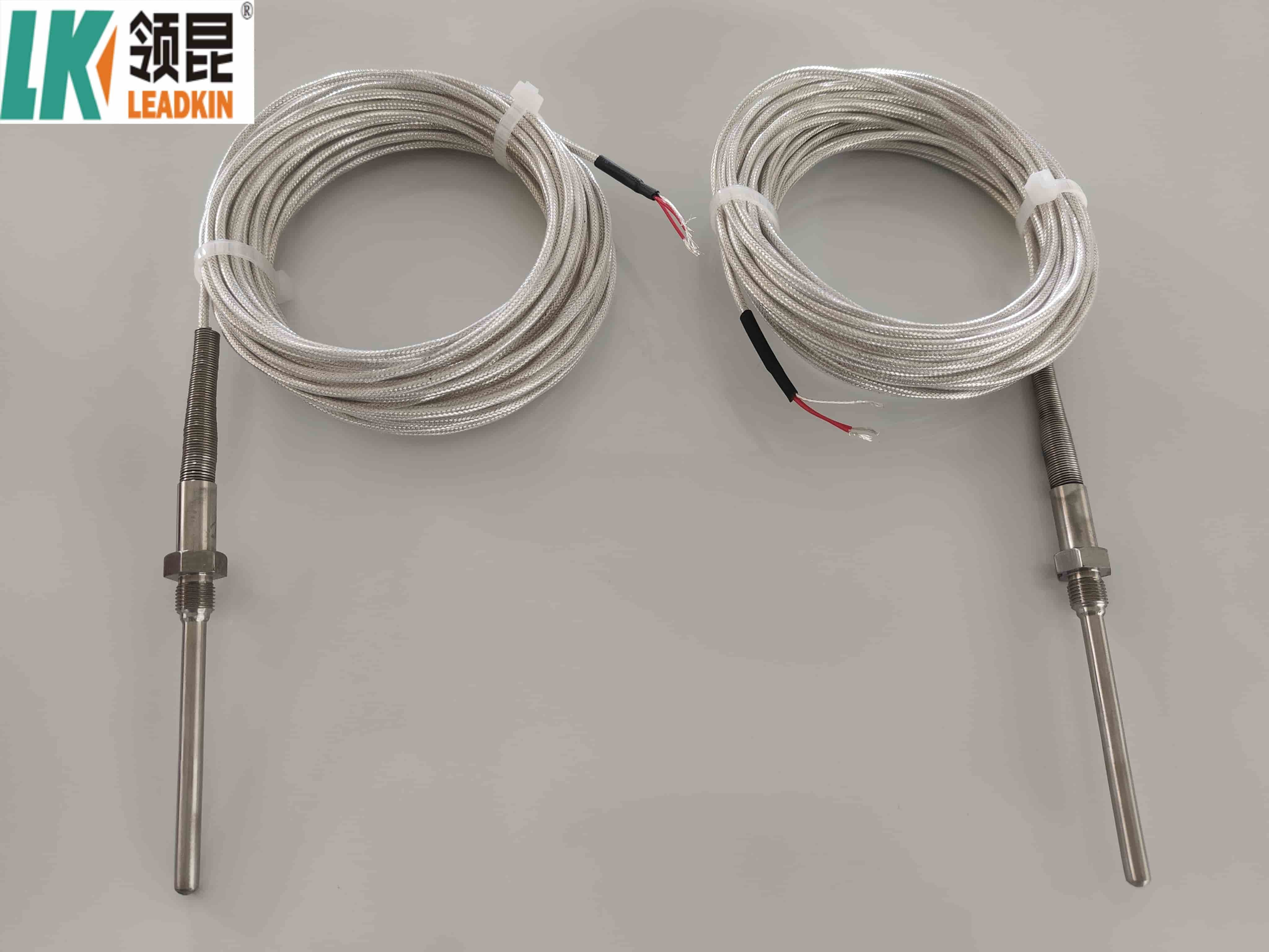 K Type Mineral Insulated Thermocouple Temperature Sensor Probe with Connector