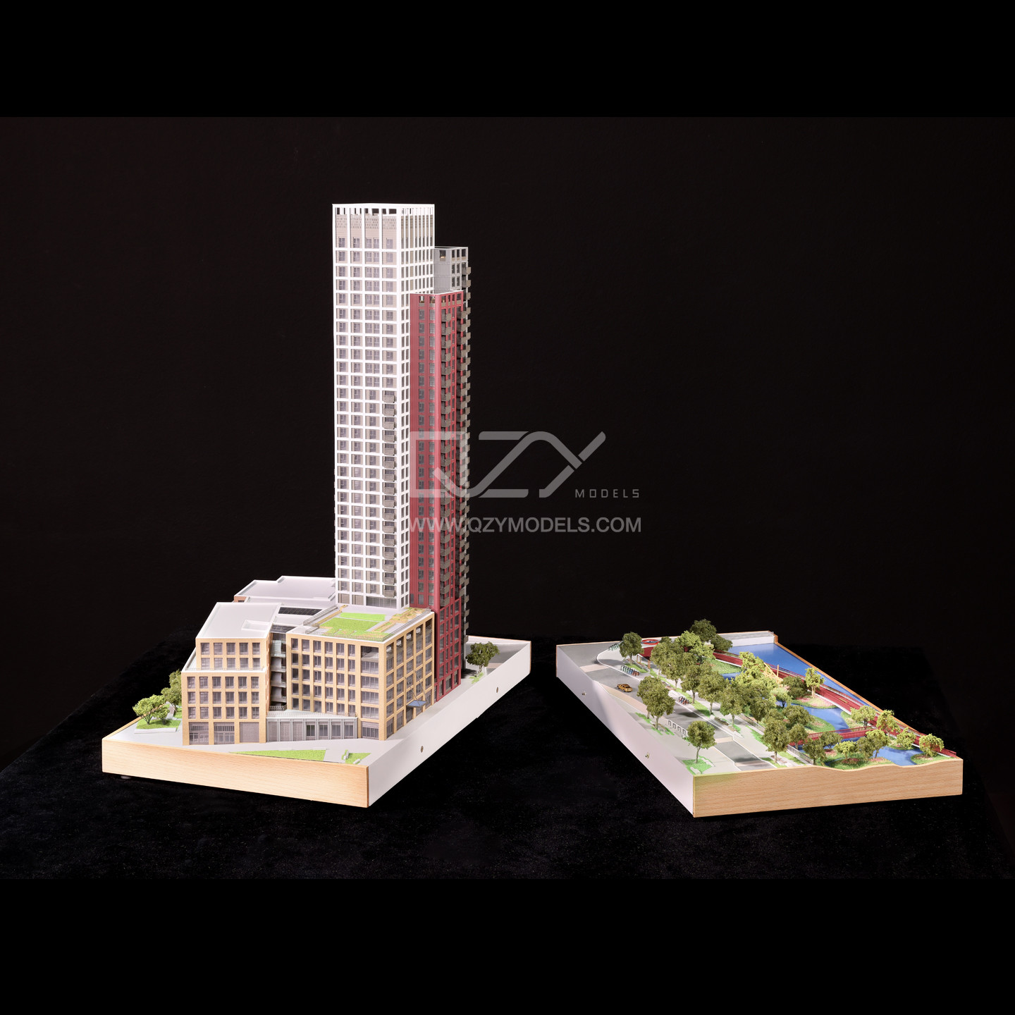 Electronic Control and Illumination 1/200 British Land Model Architectural Scale Model