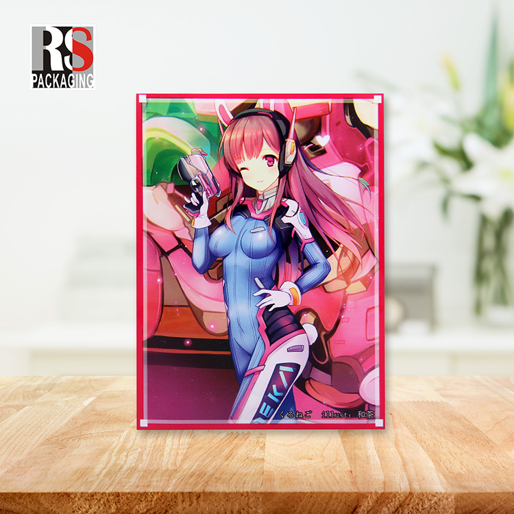 Opp Plastic Cardboard Hard Game Card Sleeves Clear Trading Card Plastic Sleeves